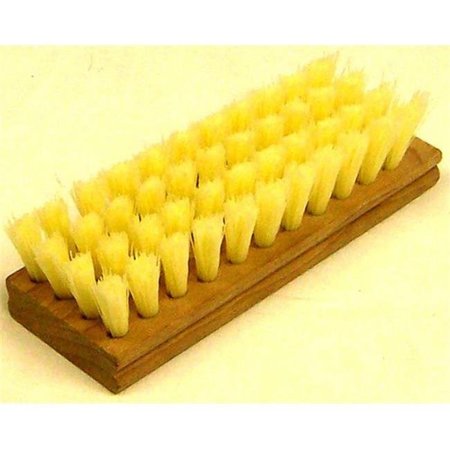 D.Q.B INDUSTRIES D.Q.B Industries 461924557 11608 7.25 in. Square End Scrub Brush; 1.12 in. Polytrim - White 461924557